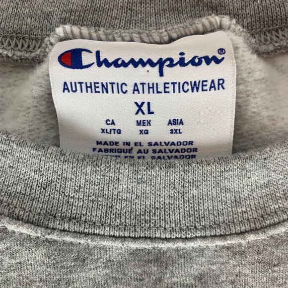 Northern Arizona Lumberjacks NCAA Gray Champion Stitched Sweatshirt Mens XL - Picture 3 of 6